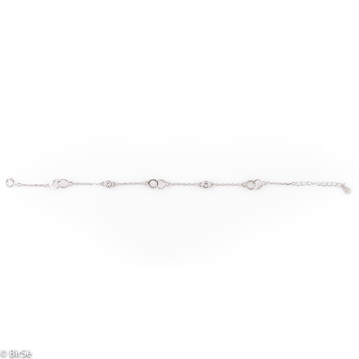 Silver Bracelet with Zirconia 