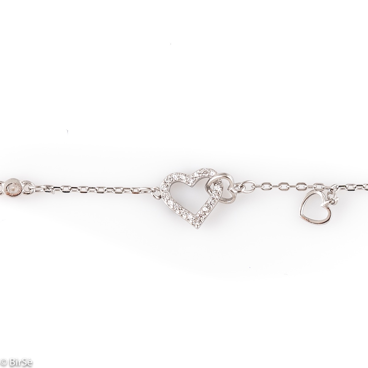 Silver Bracelet - Hearts 