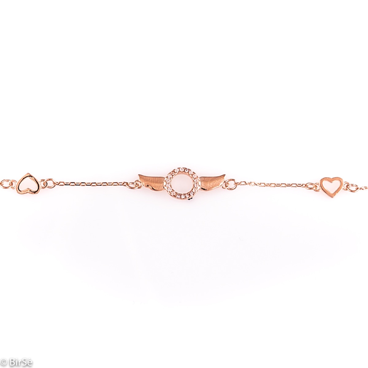 Rose Silver Bracelet - Wings