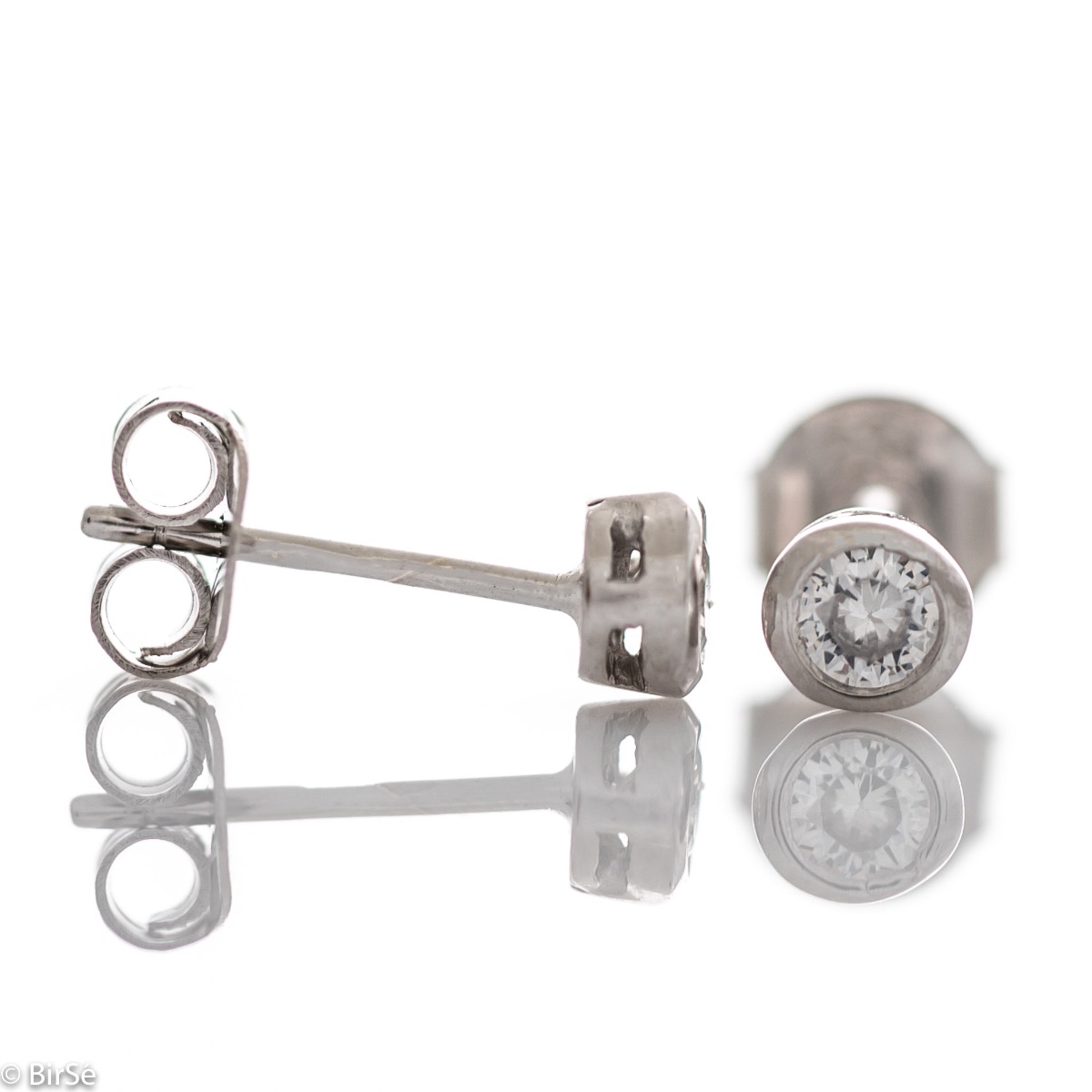 Silver earrings