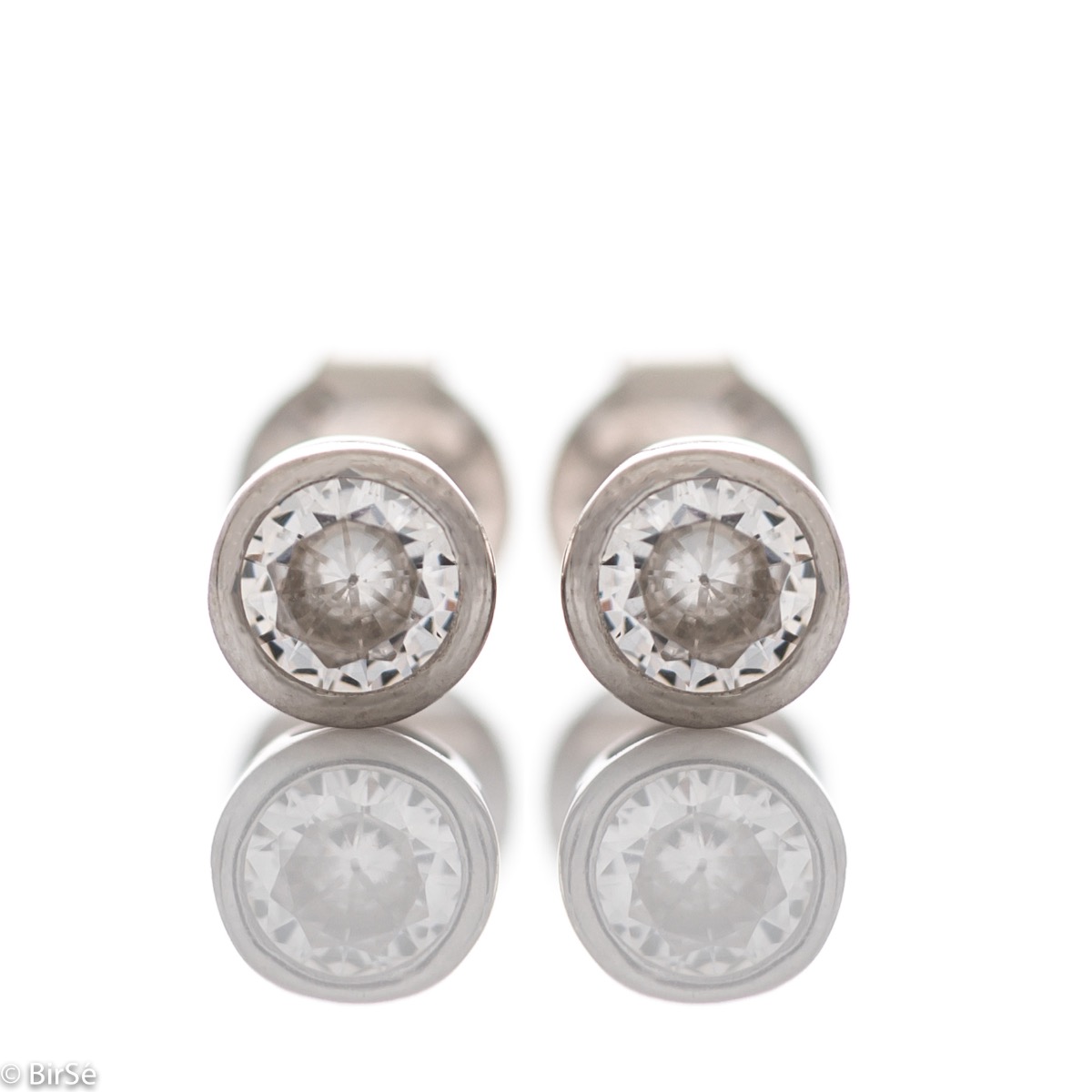 Silver Earrings 0,5 cm Studs