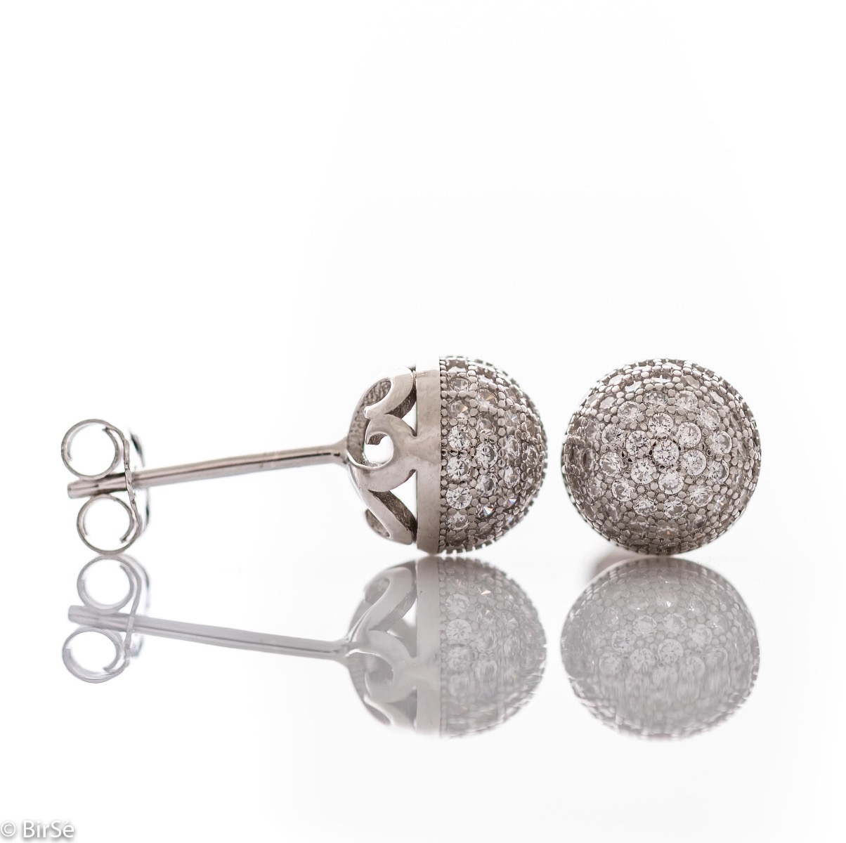 Silver earrings 