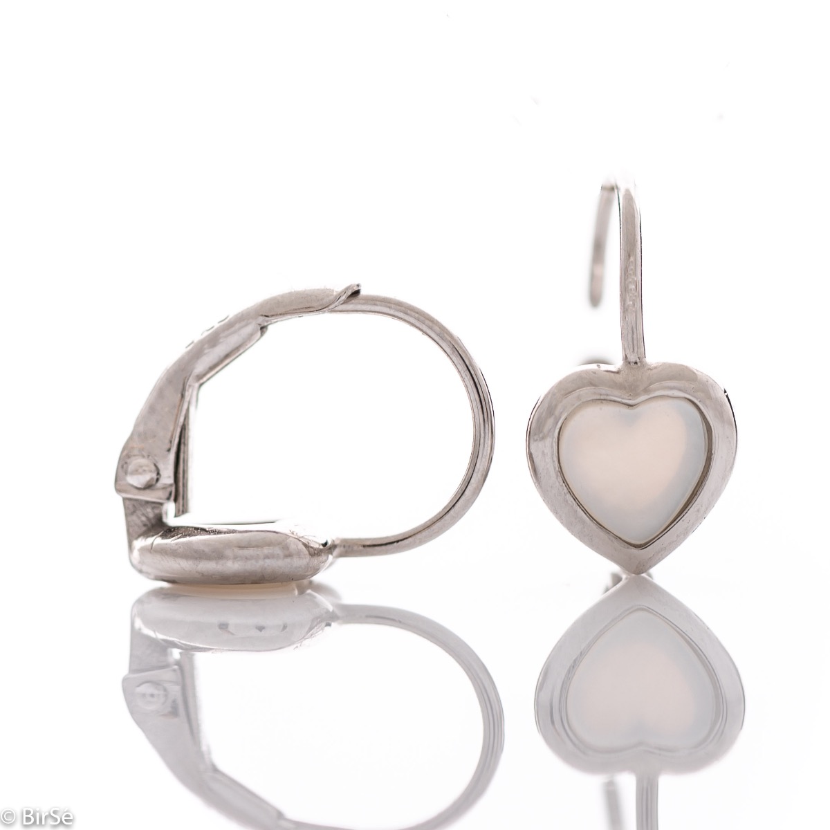 Silver earrings - Hearts