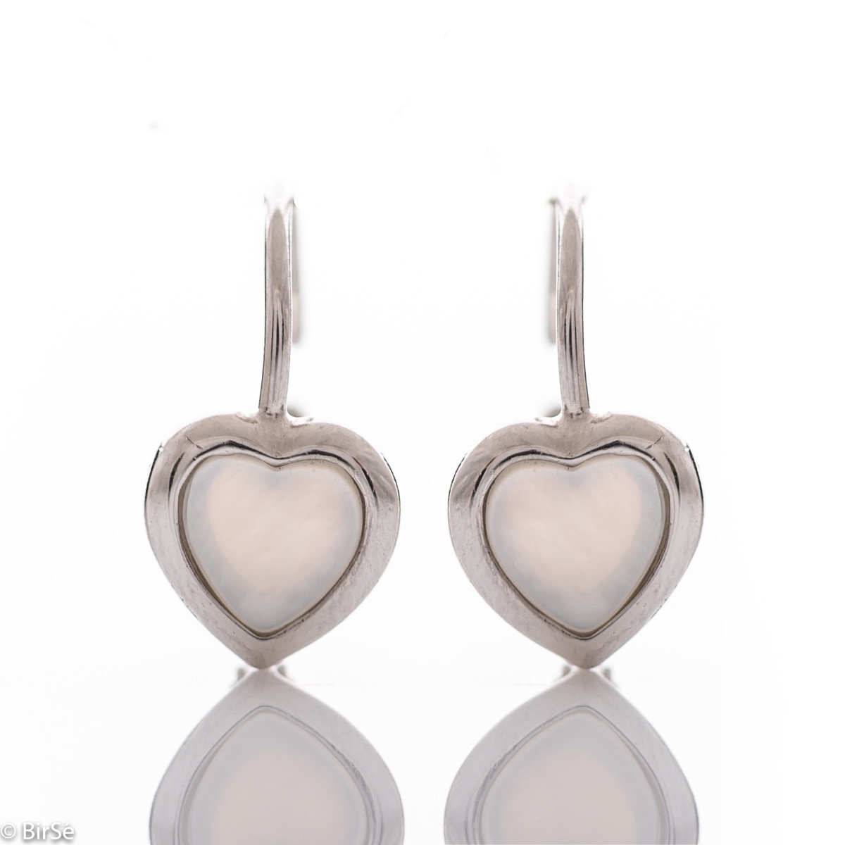 Silver earrings - Hearts