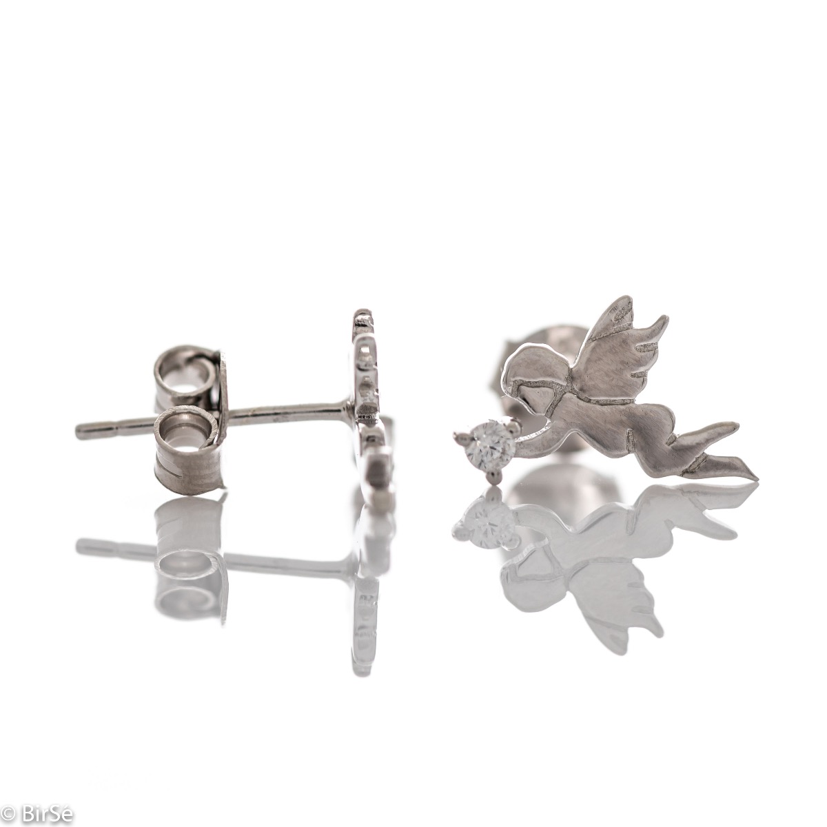 Silver earrings - Angels