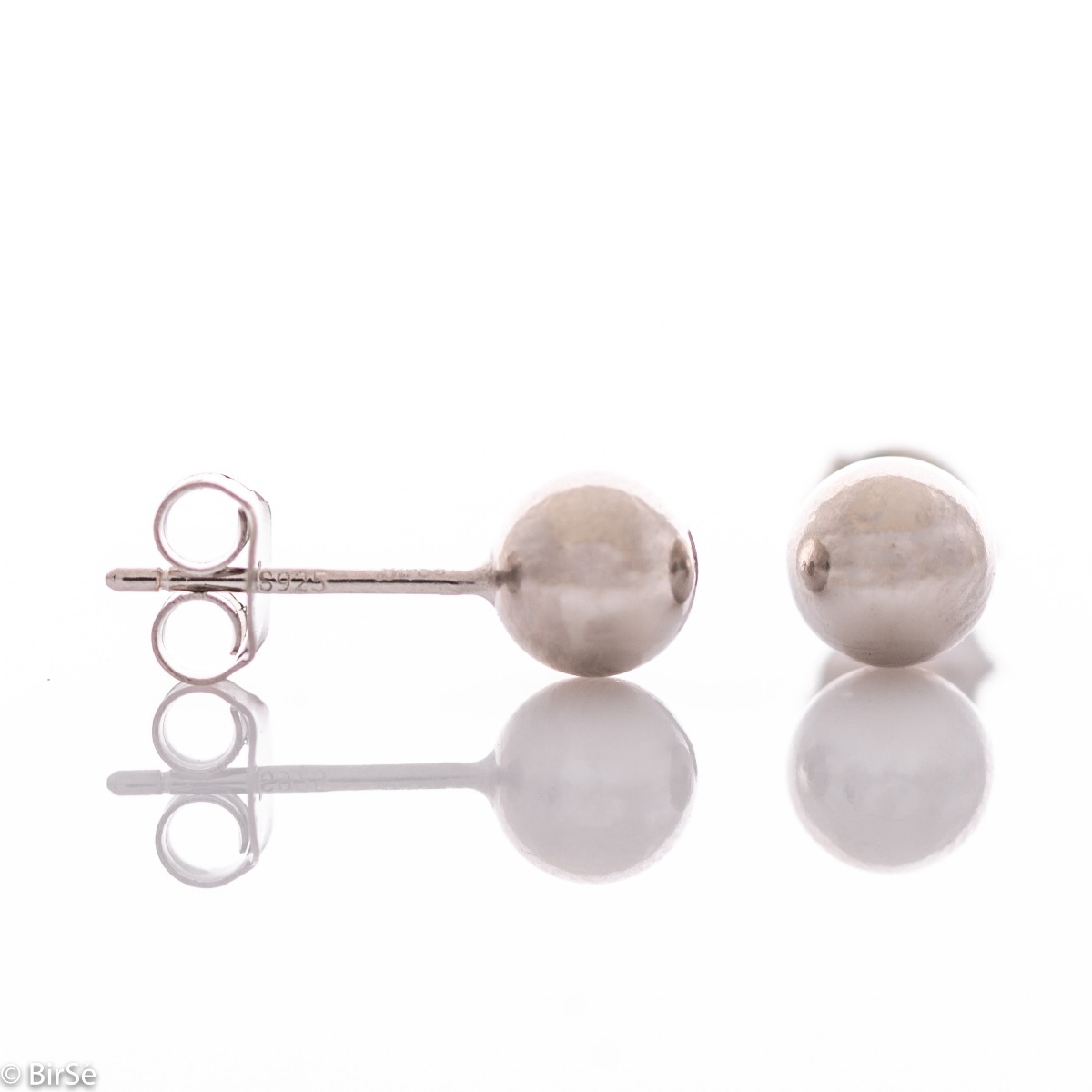 Silver earrings - Balls 