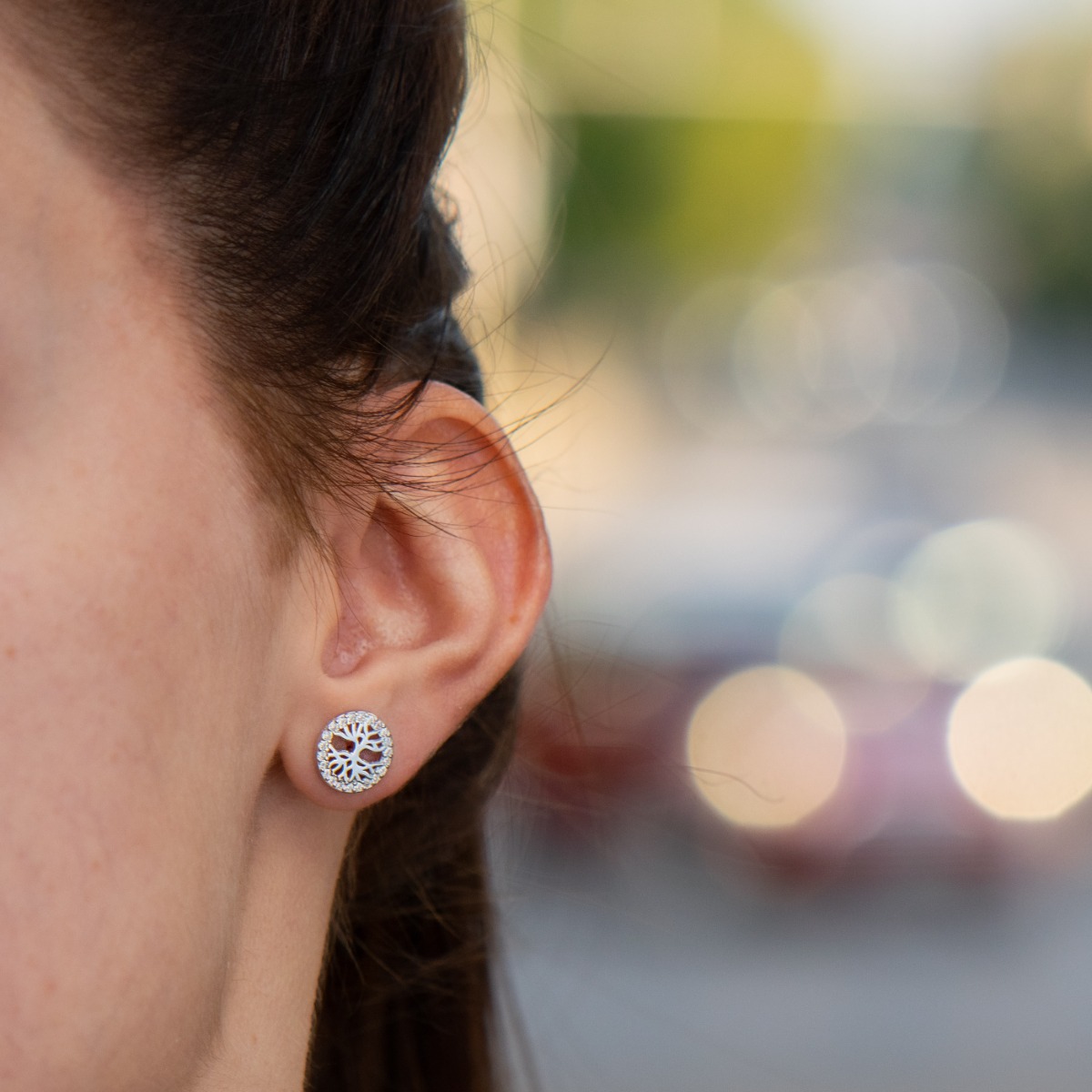 Silver earrings - The Tree of Life