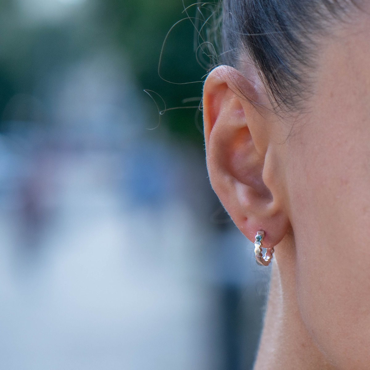 Silver earrings - Rings