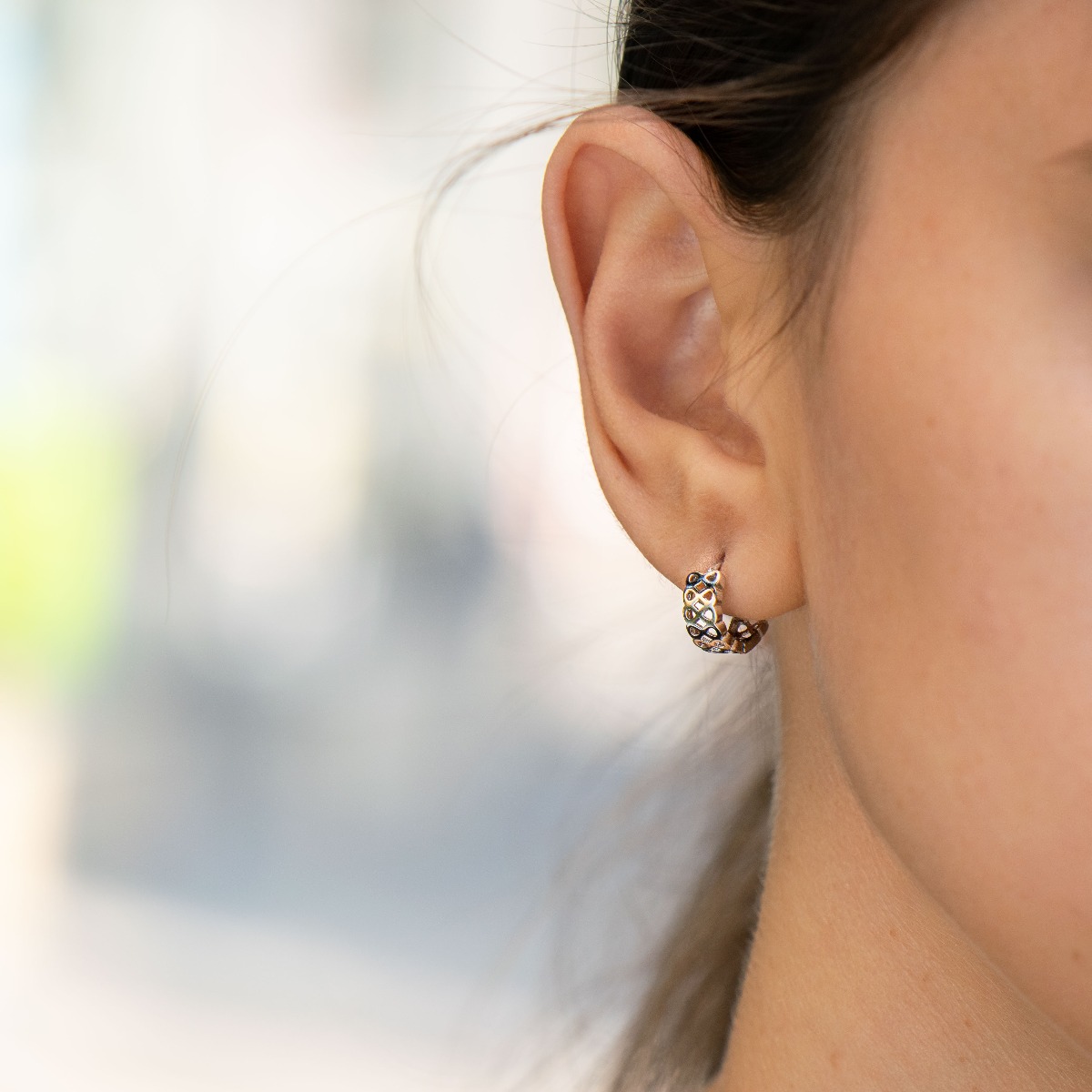 Silver earrings - Rings