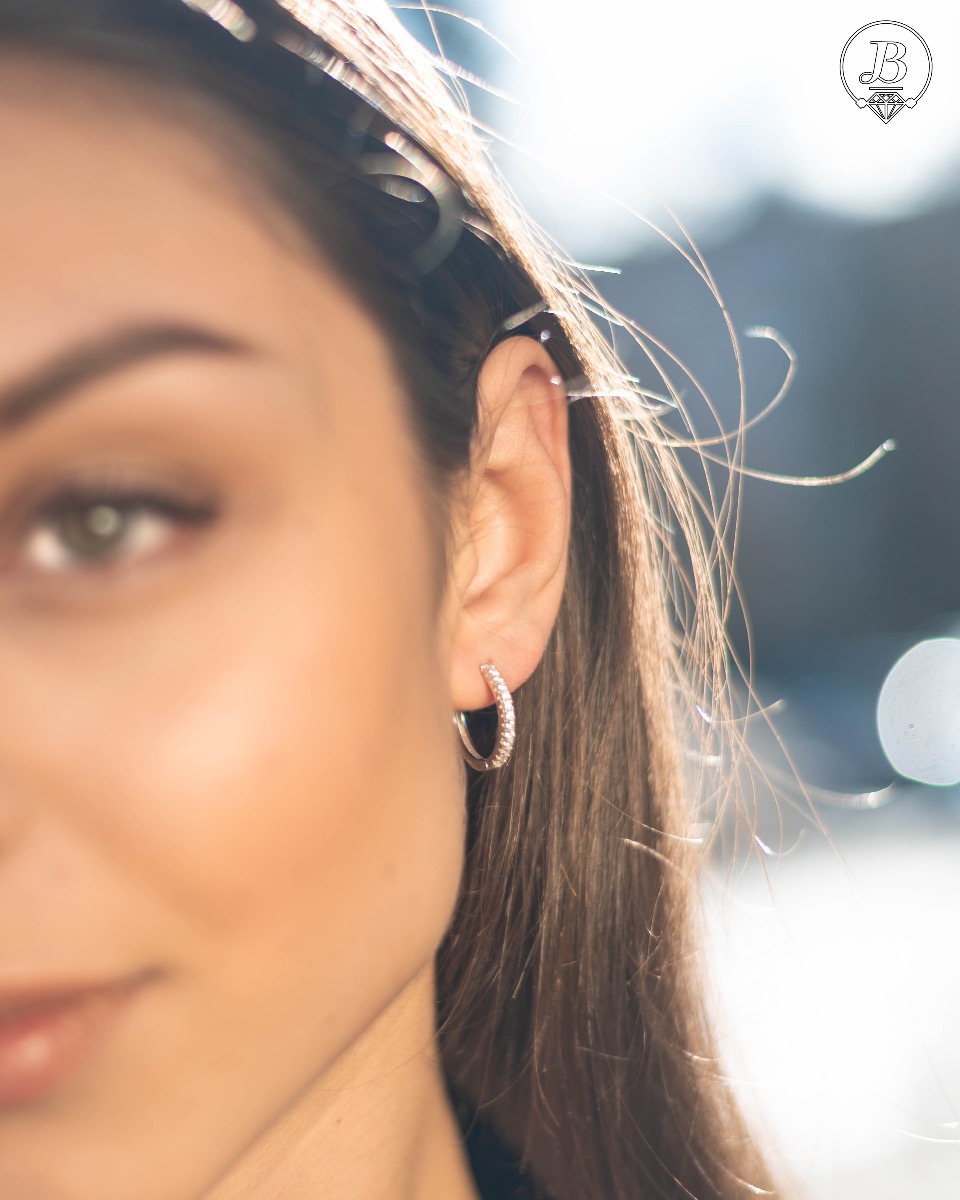 Silver earrings - Hoops