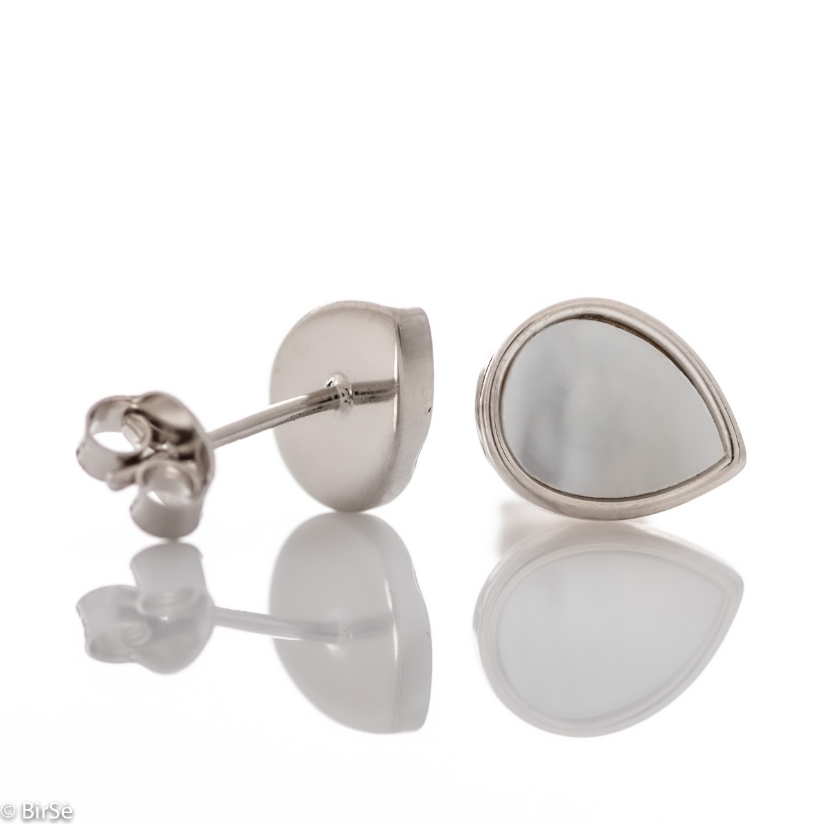 Silver earrings - Mother of pearl