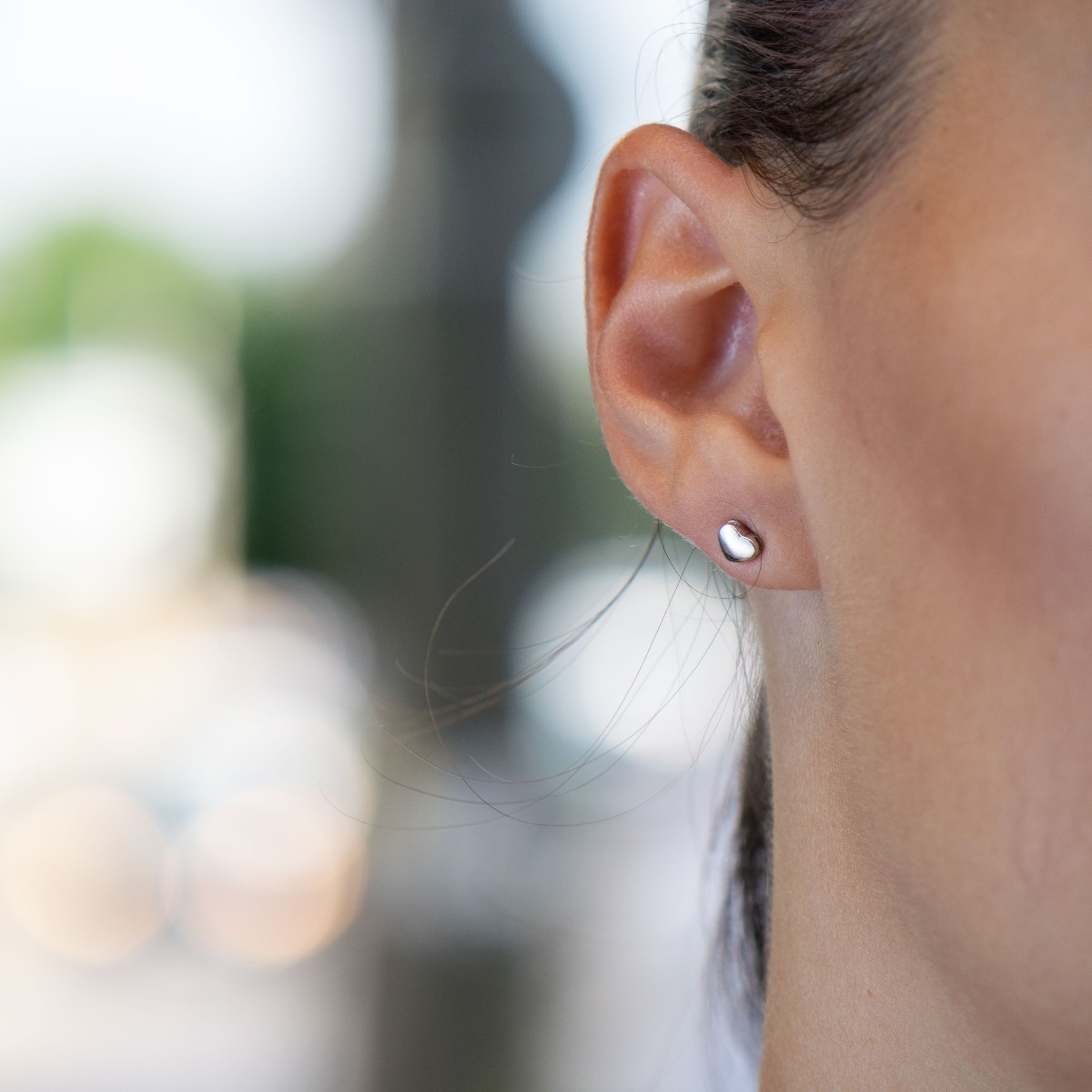 Silver earrings Heart