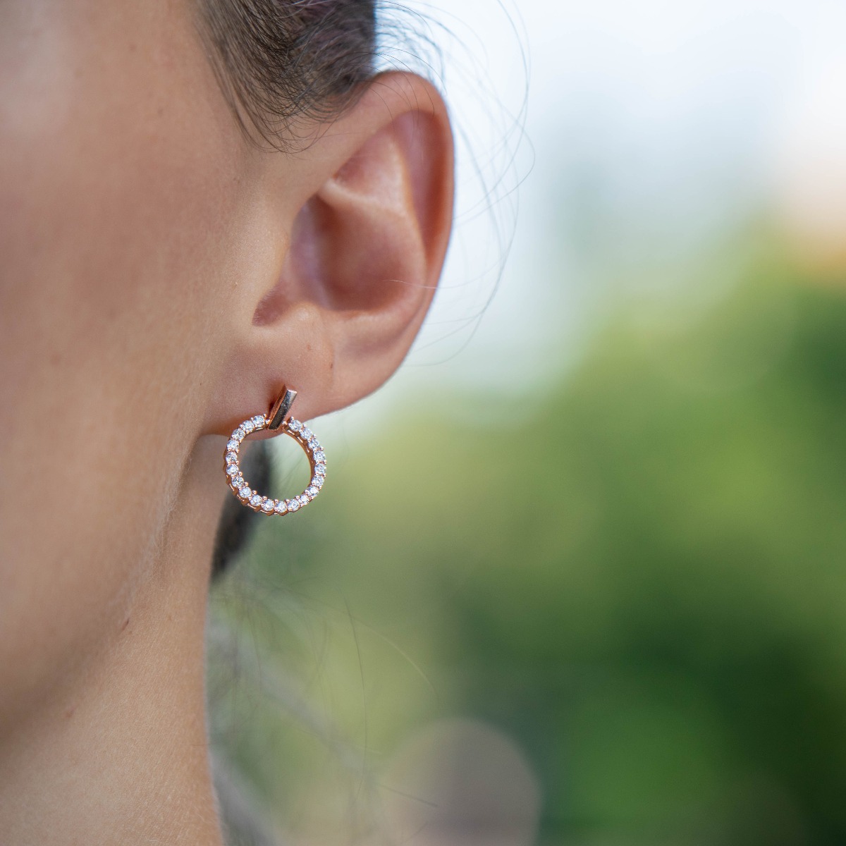 Silver earrings - Lovely