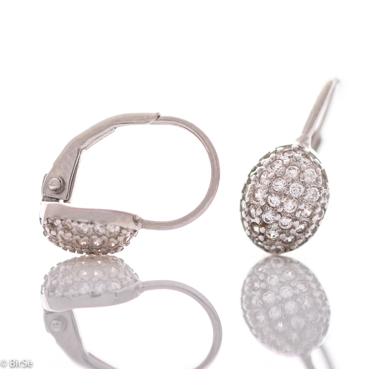 Silver earrings 