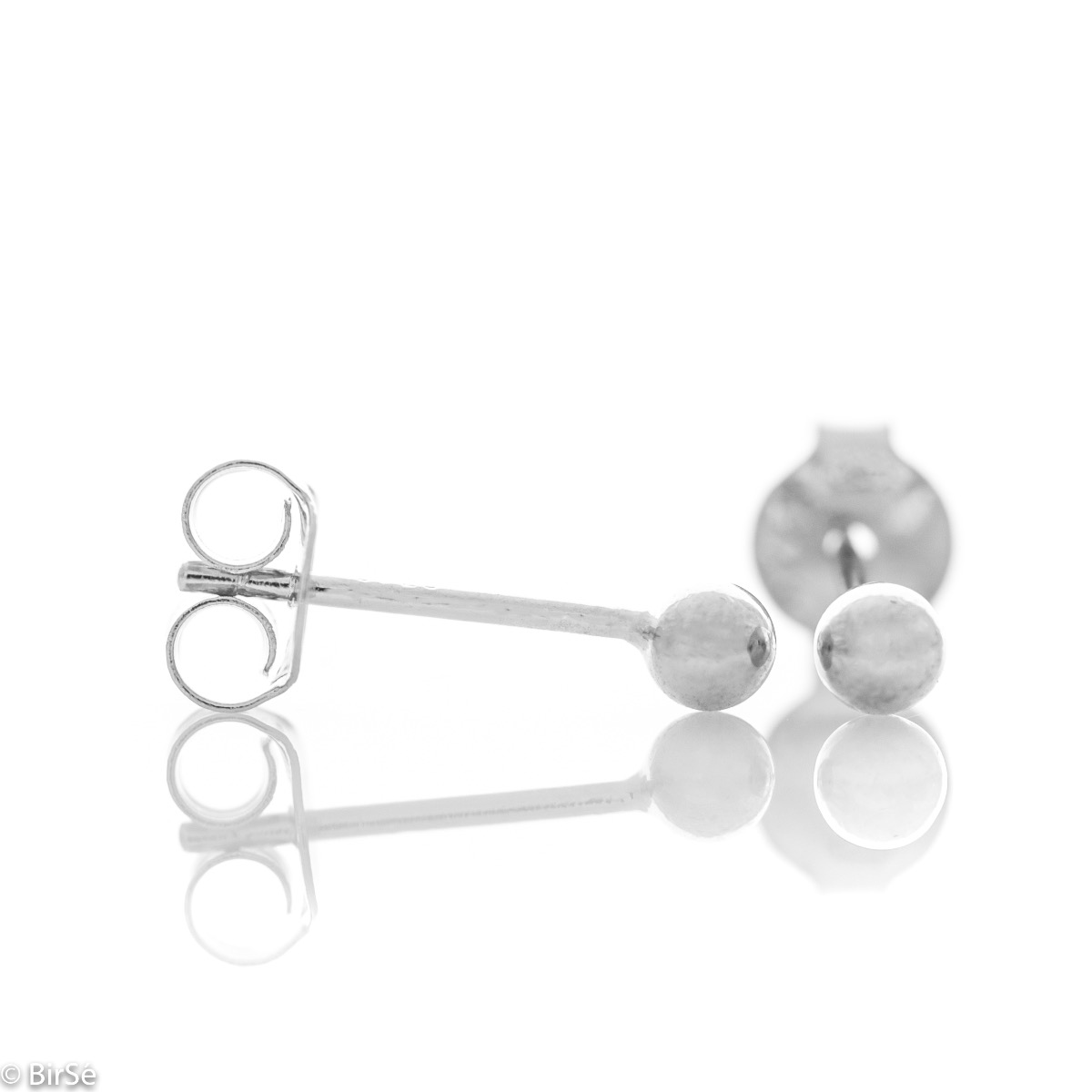 Silver Earrings - Mini Balls