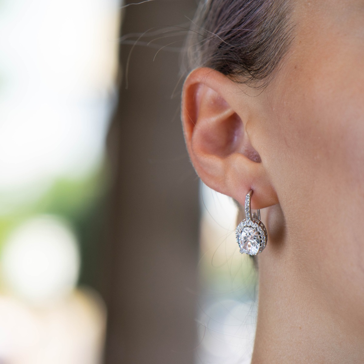 Silver earrings - Chic