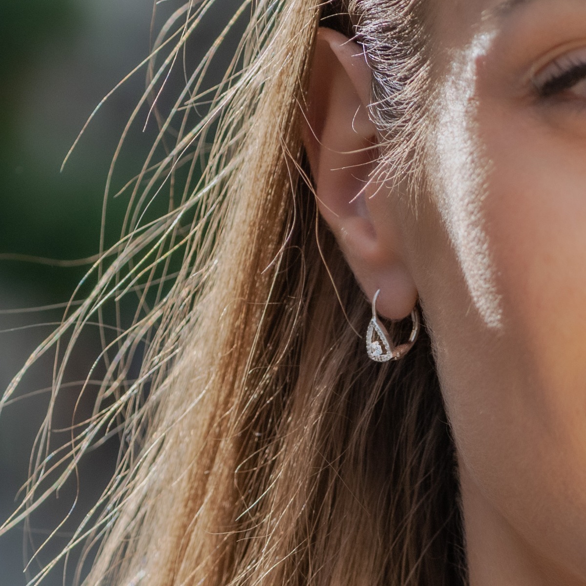 Silver earrings 