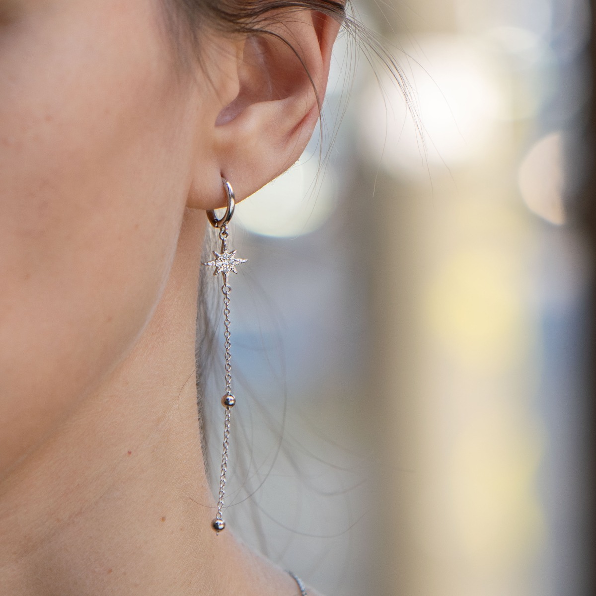 Silver Earrings - Hanging