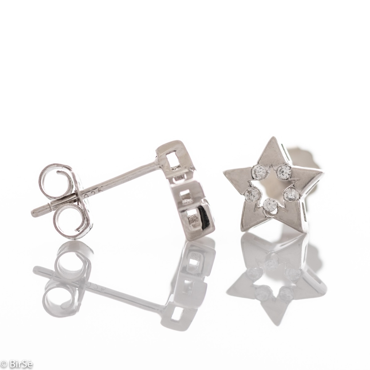 Silver earrings - Stars