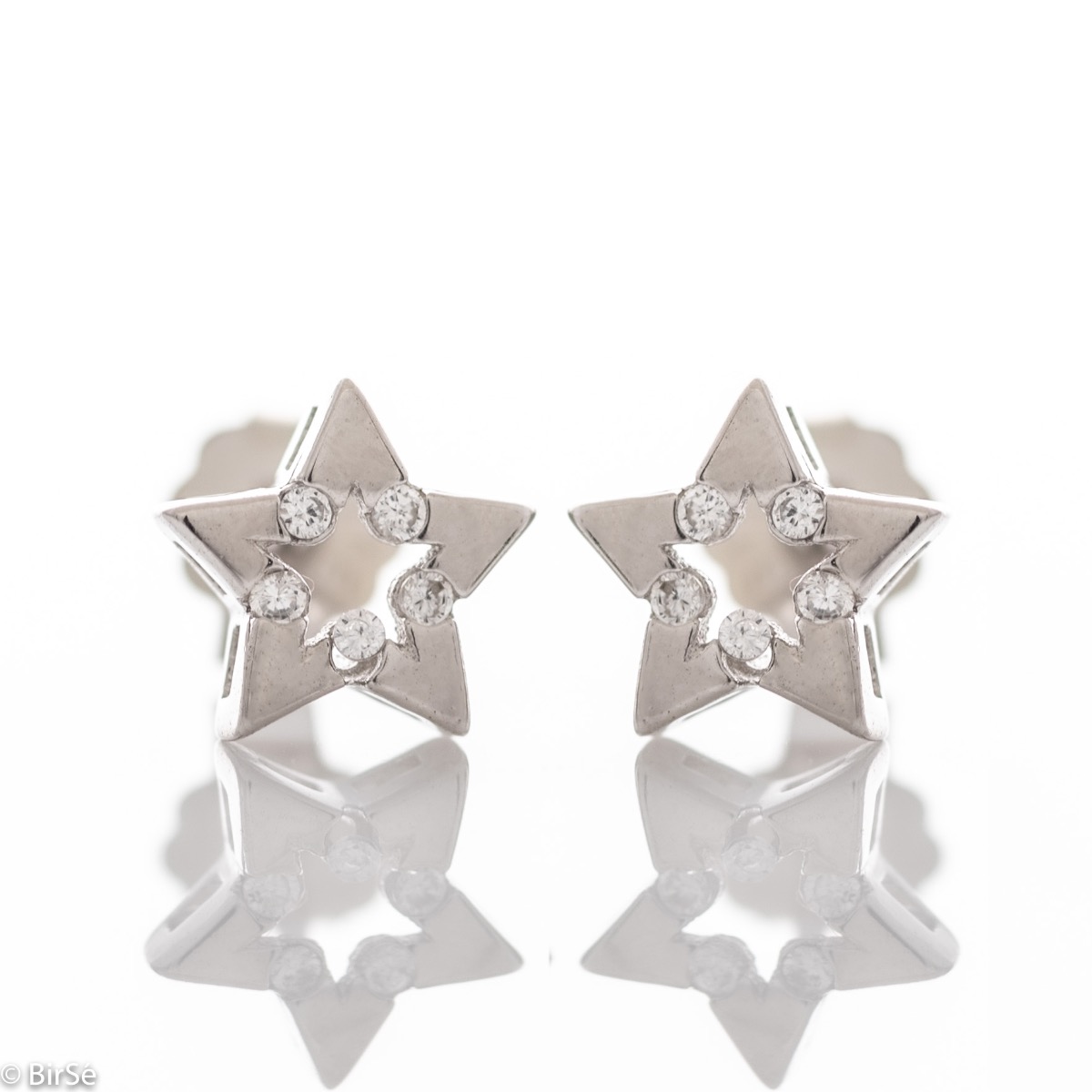 Silver earrings - Stars