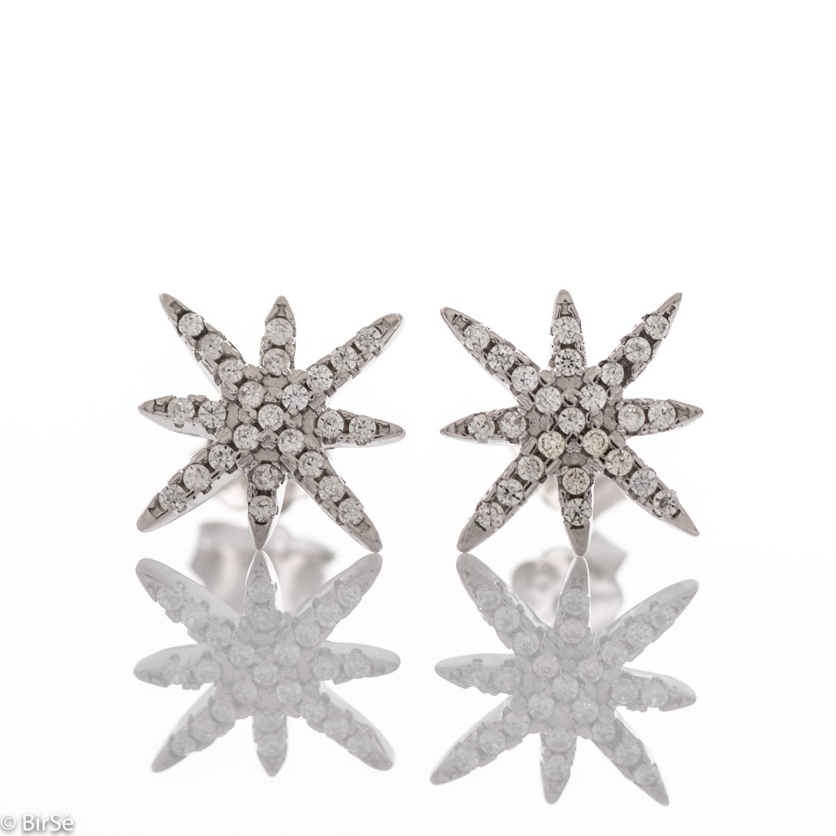 Silver earrings - Stars