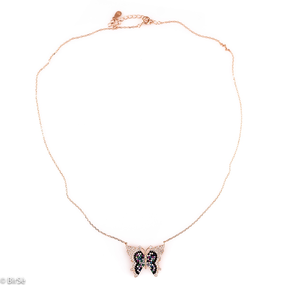 Silver necklace - Butterfly