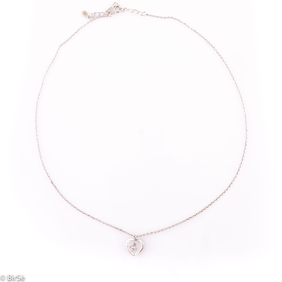 Silver Necklace - Heart