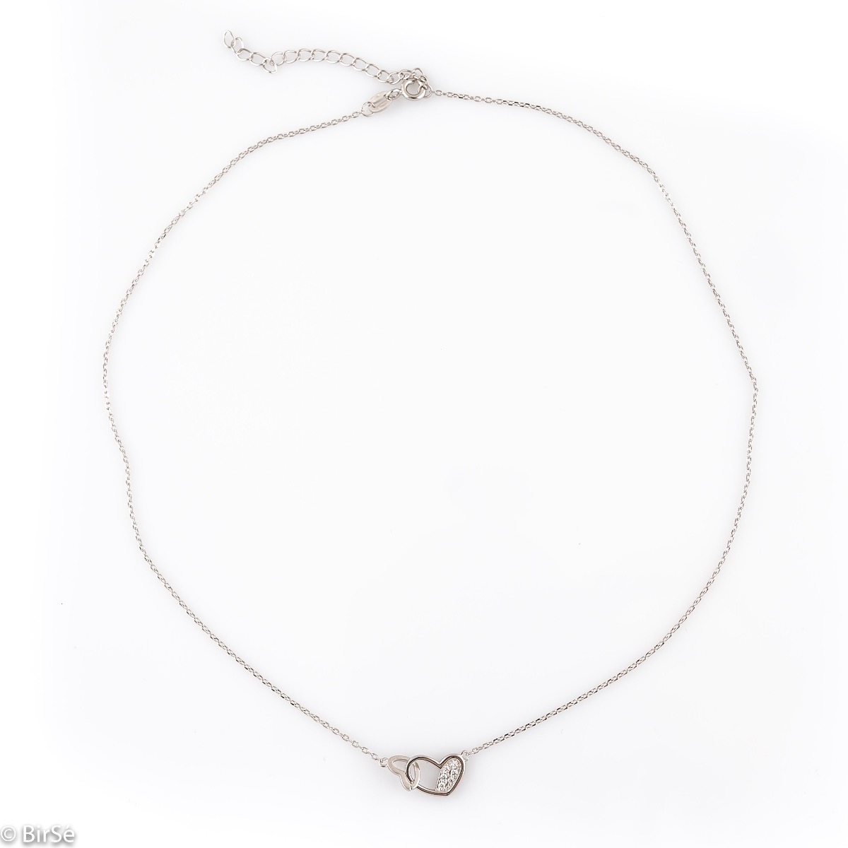 Silver necklace - Heart