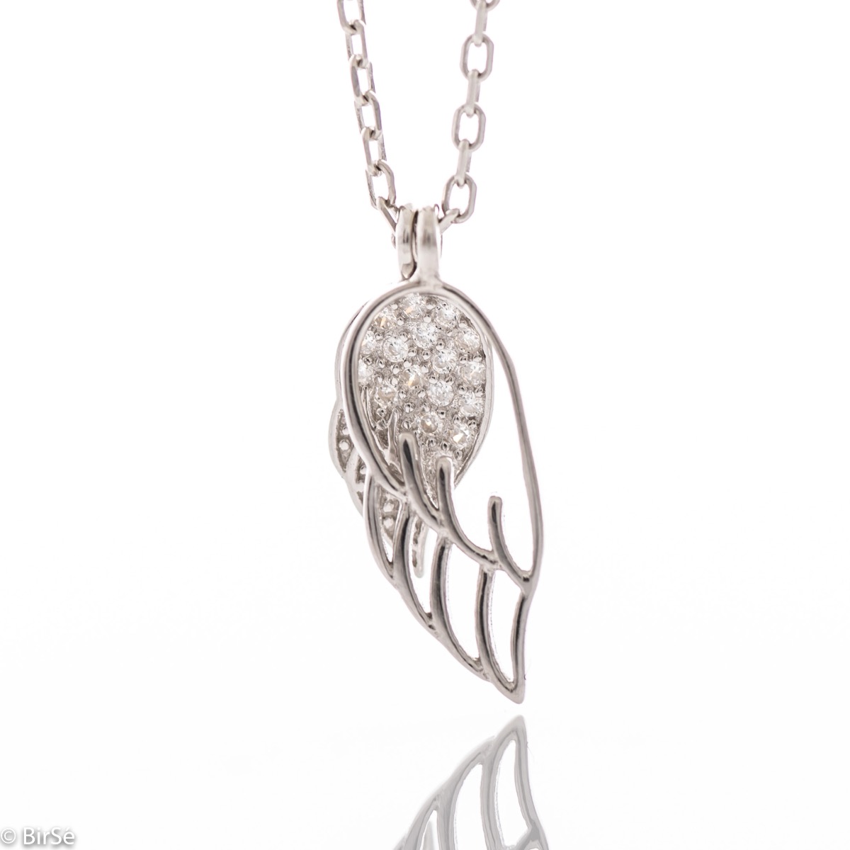 Silver necklace - Angel wings