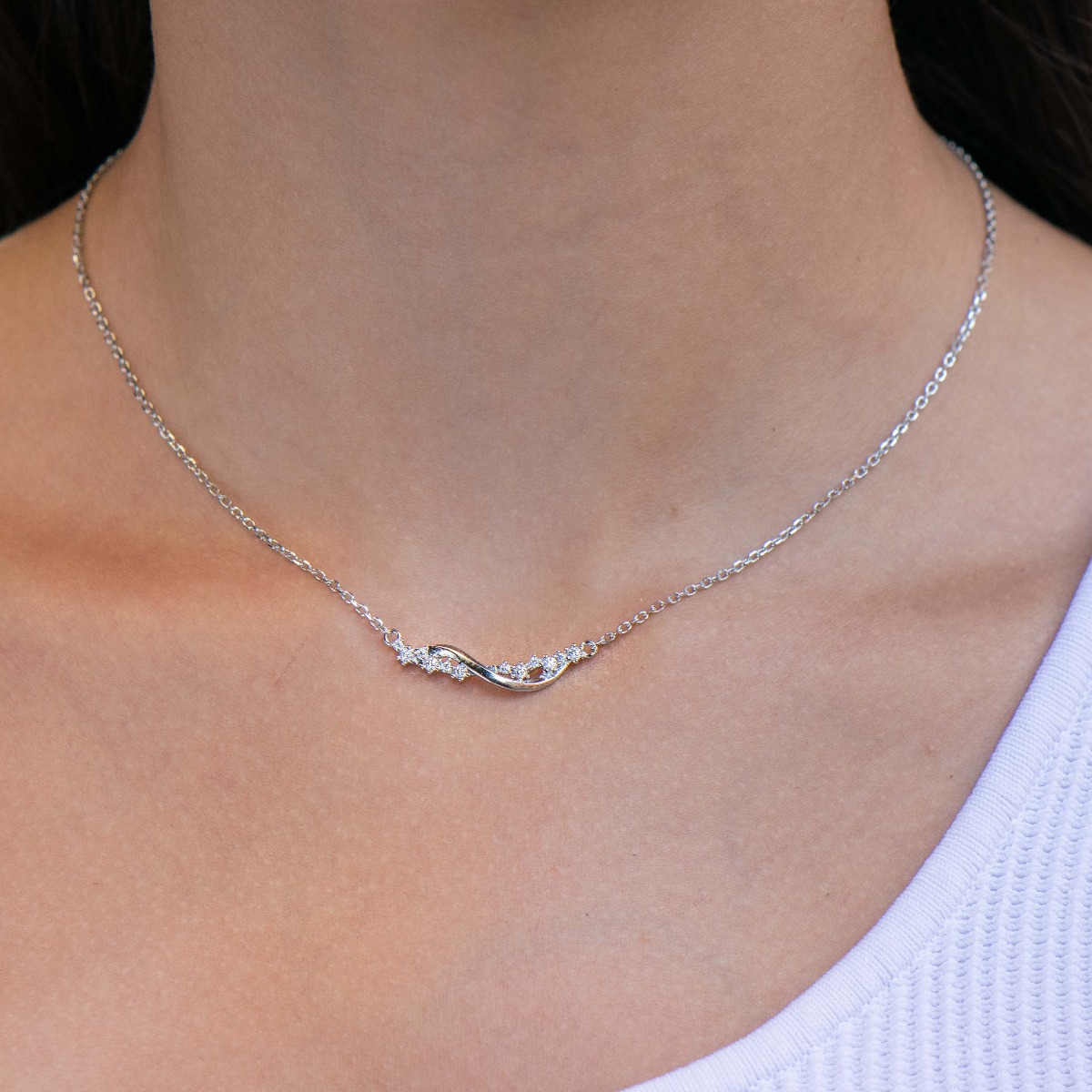 Silver necklace 