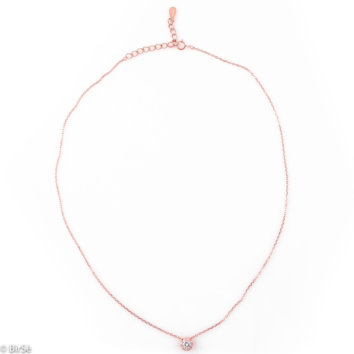 Silver necklace - Zirconi