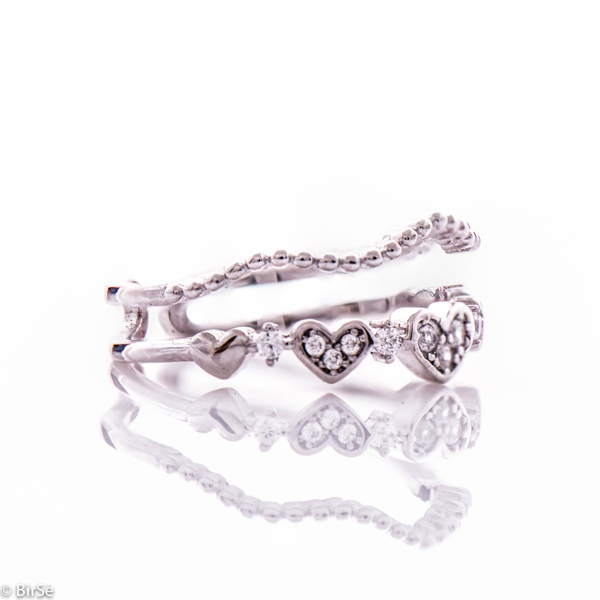 Silver Heart Ring