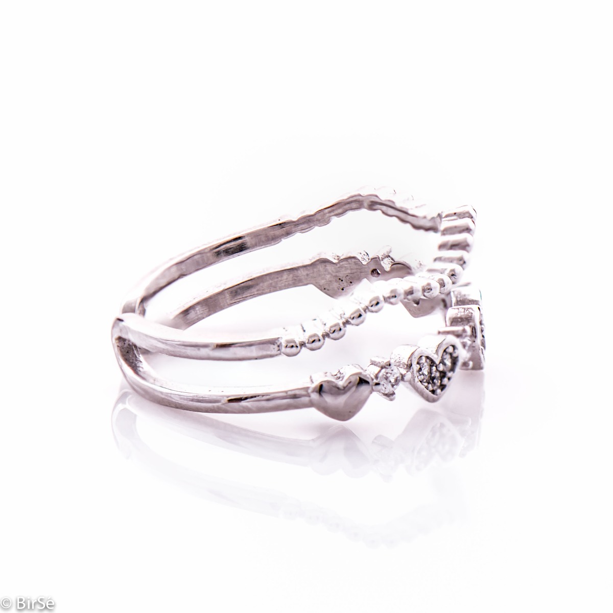 Silver Heart Ring