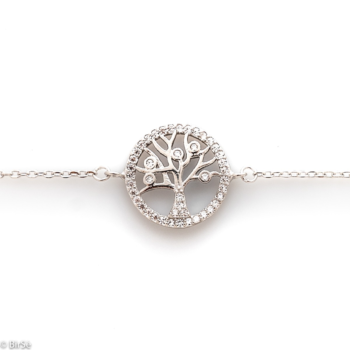 Silver Bracelet with Tree of Life