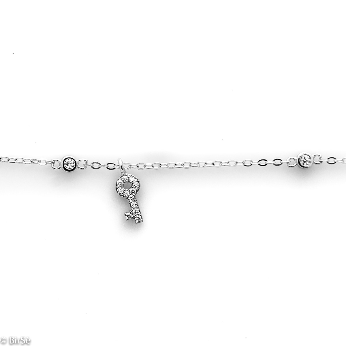 Silver Key Bracelet