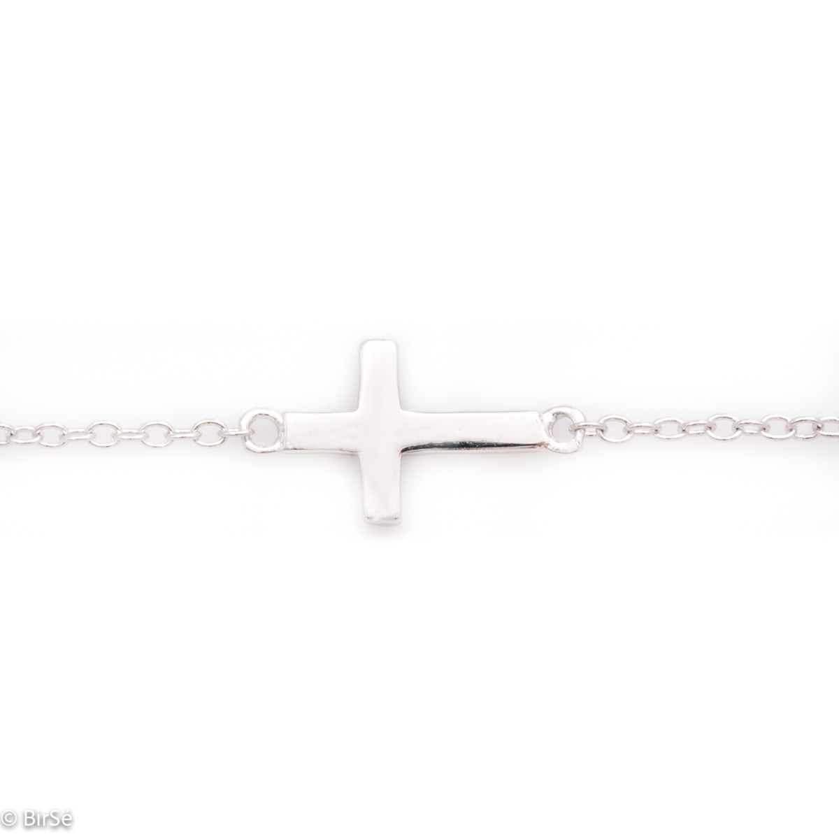 Silver Bracelet with Cross