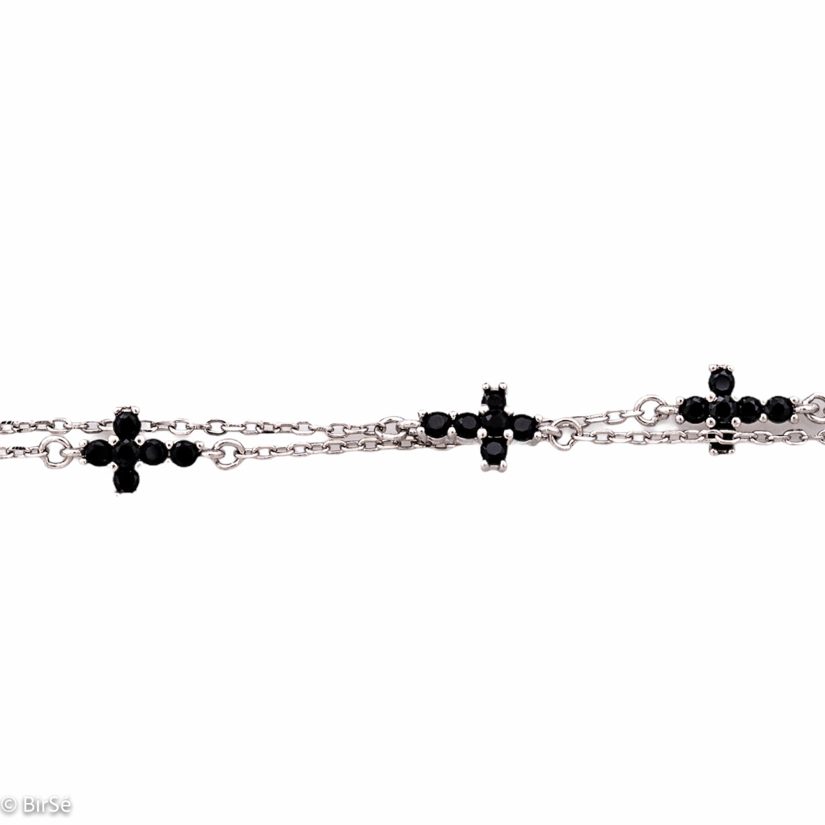 Silver Crosses Bracelet 