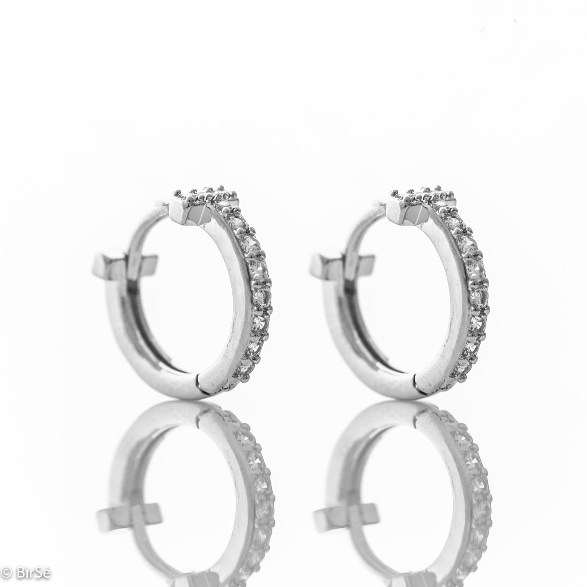 Silver earrings - Rings T