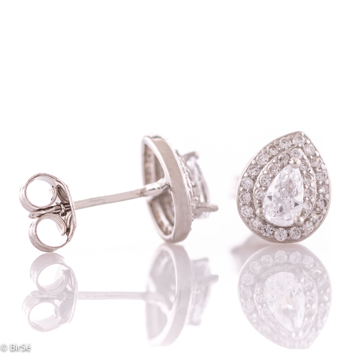 Silver Earrings - Drop Splendor