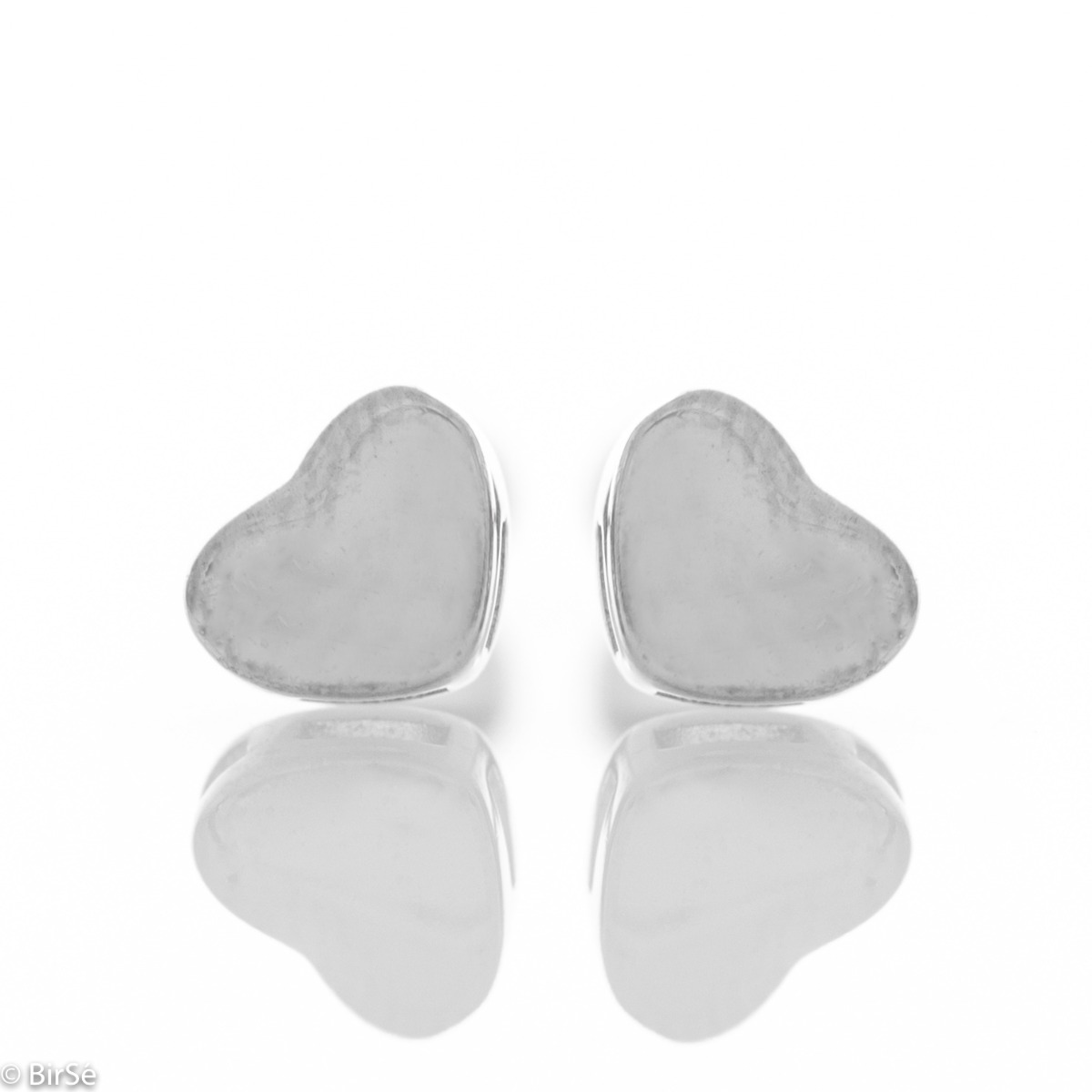 Silver earrings Heart