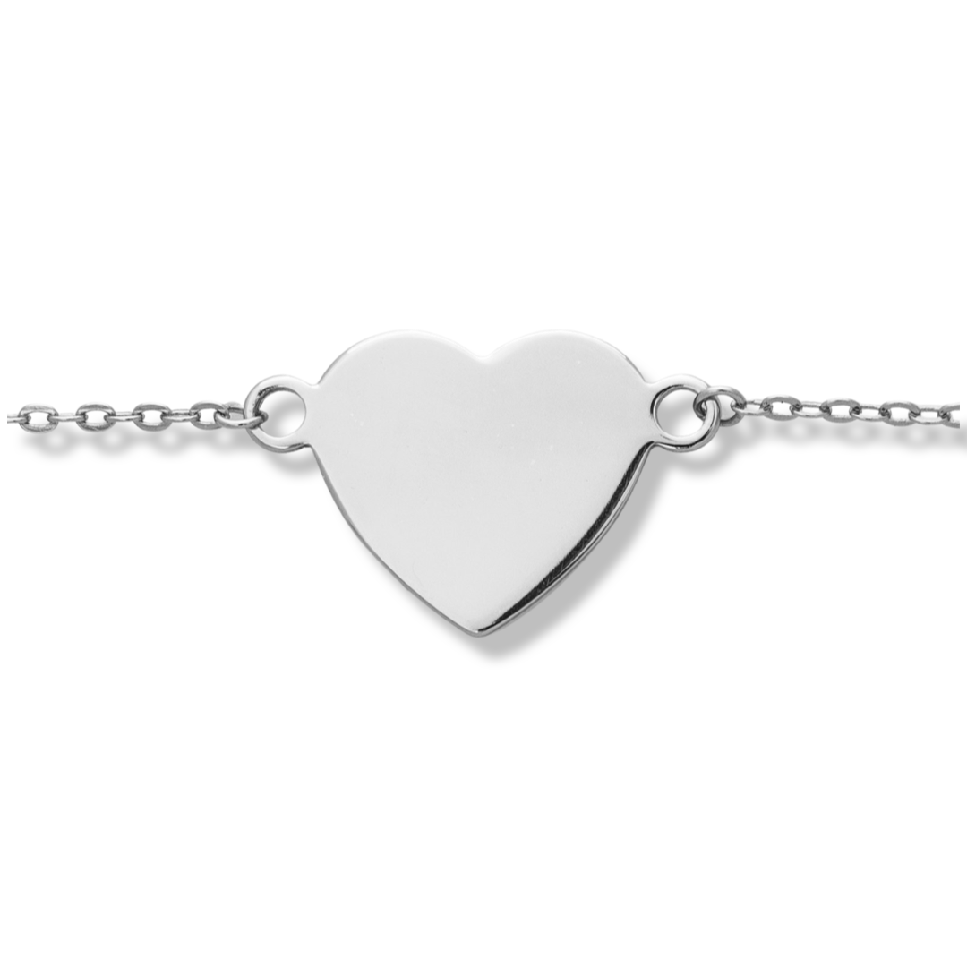 Silver Heart Bracelet 