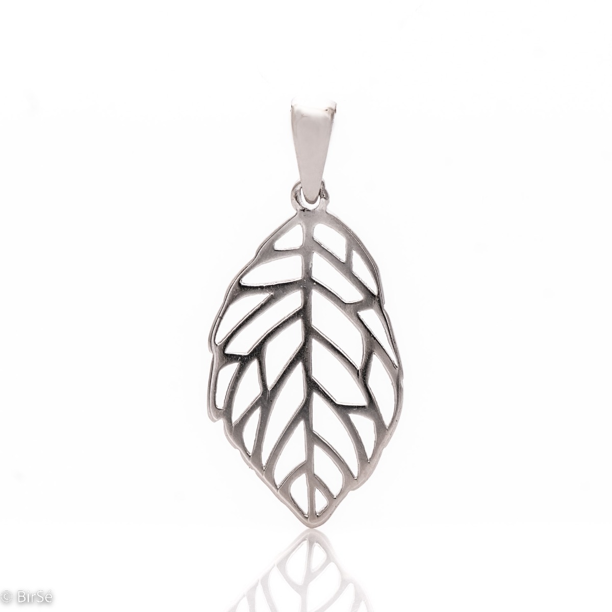 Silver pendant - Leaf