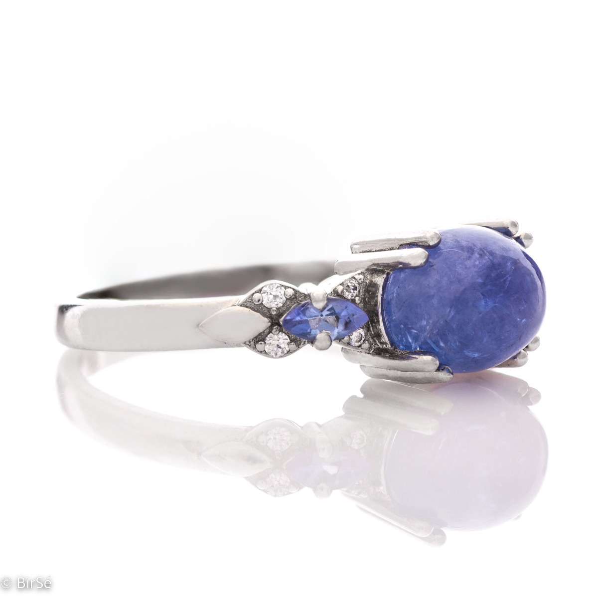 Silver ring - Natural Tanzanite 2,30 ct.