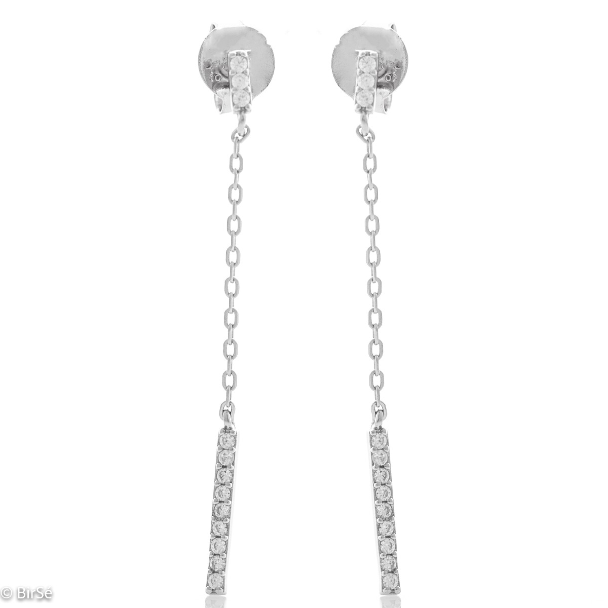 Silver earrings - Elegant