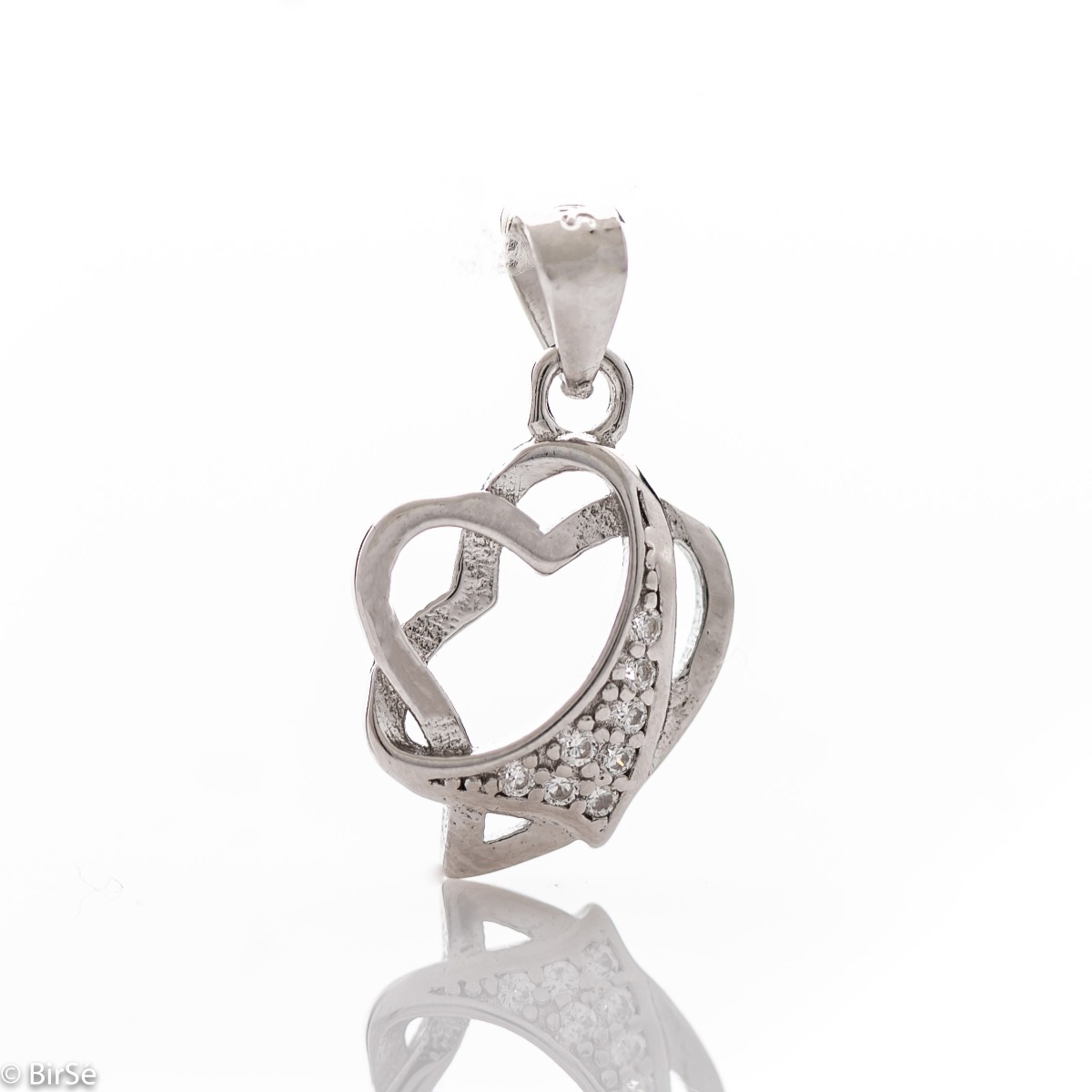 Silver Set - Intertwined Hearts